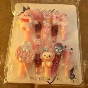 Pastel‎ Cutie Nail Set – Whimsical 3D Press-Ons